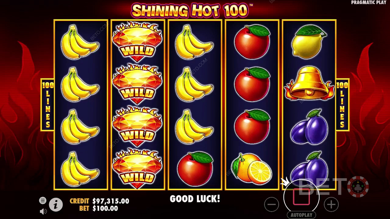 Shining Hot 100 Jeu Gratuit