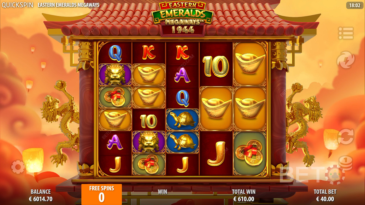 Eastern Emeralds Megaways Revue par BETO Slots