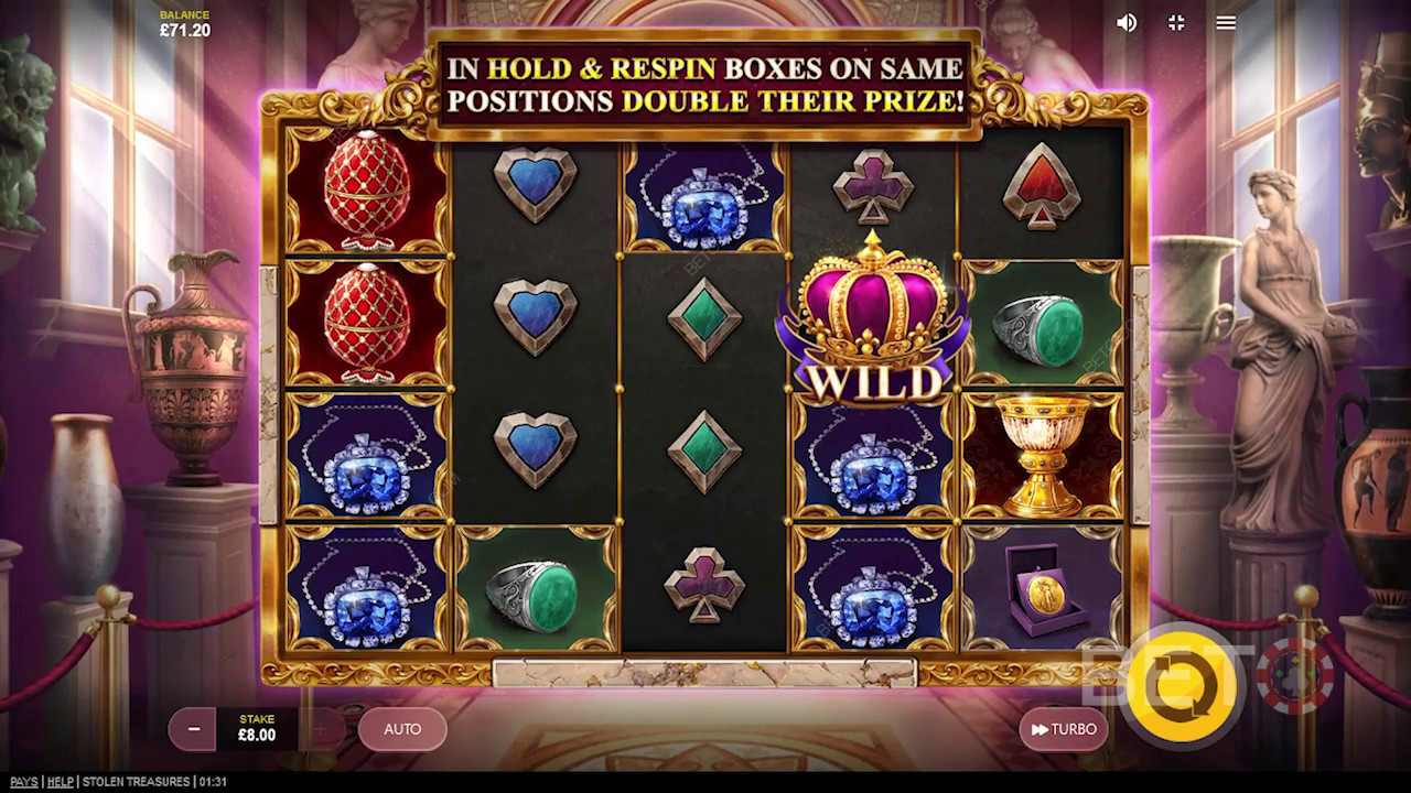 Stolen Treasures Critique de BETO Slots