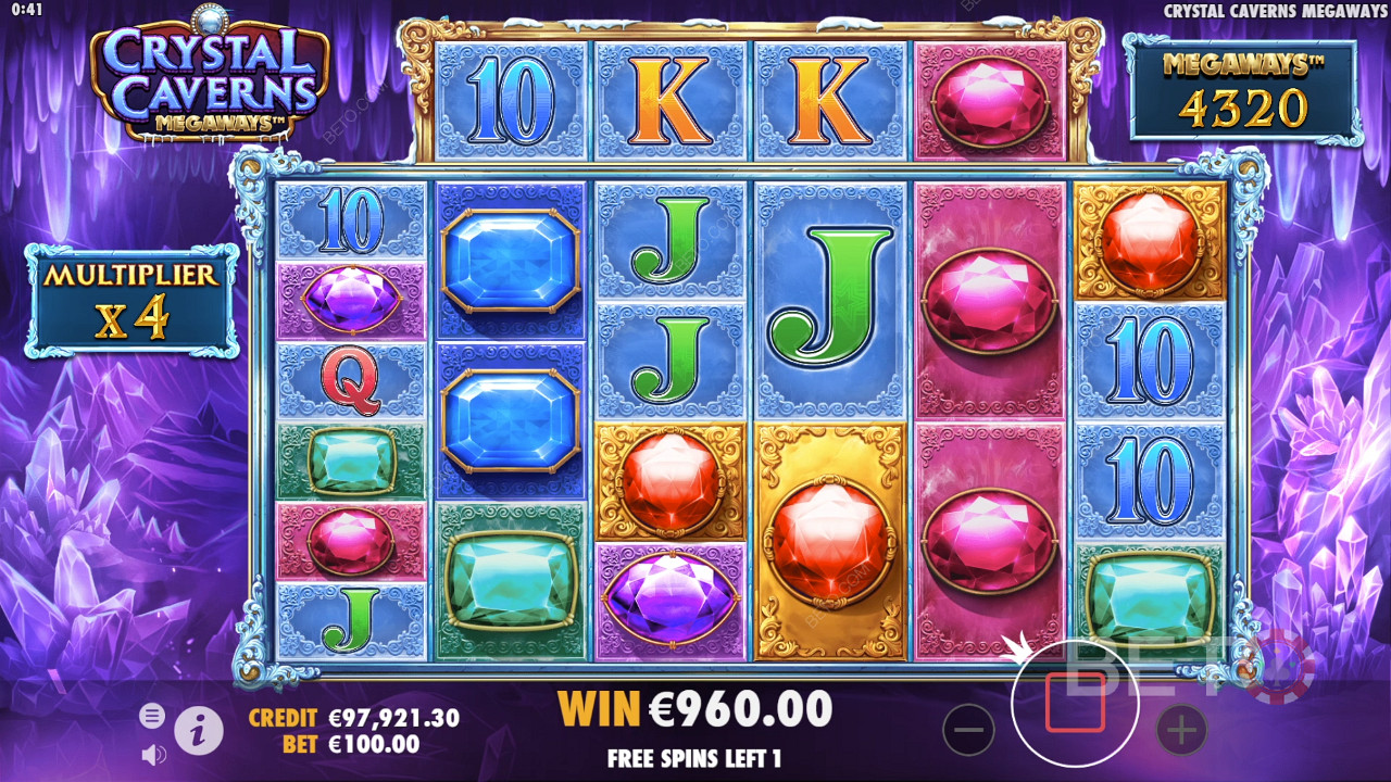 Crystal Cavern Megaways Revue par BETO Slots