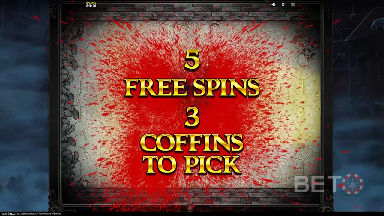 Les bonus expliqués dans Blood Suckers Megaways par Red Tiger