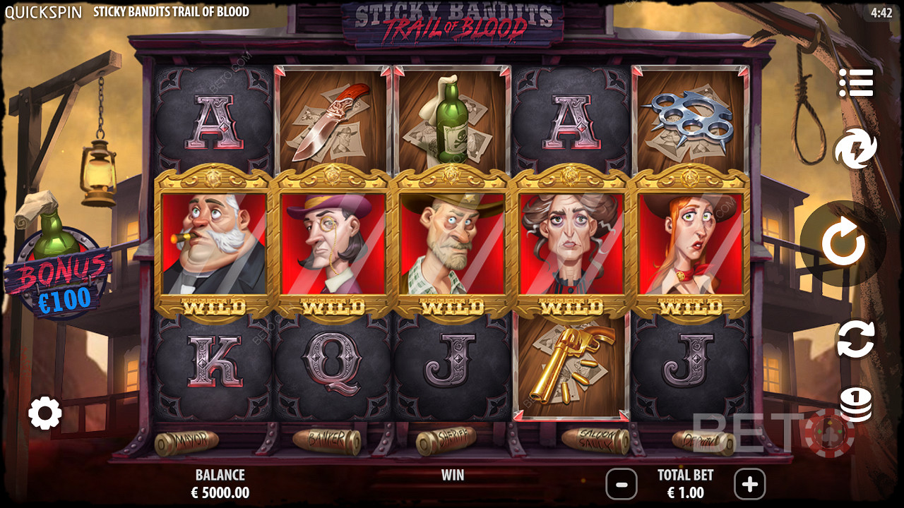 Sticky Bandits Trail of Blood Jeu Gratuit