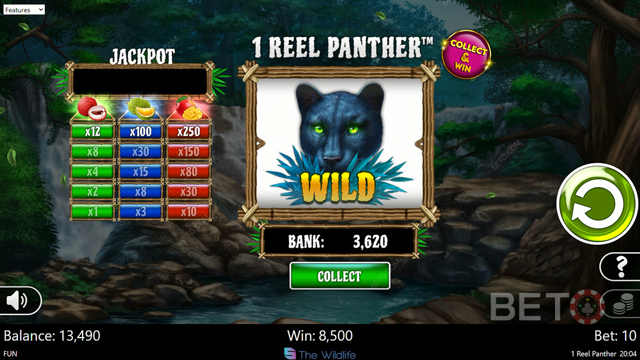1 Reel Panther Revue par BETO Slots