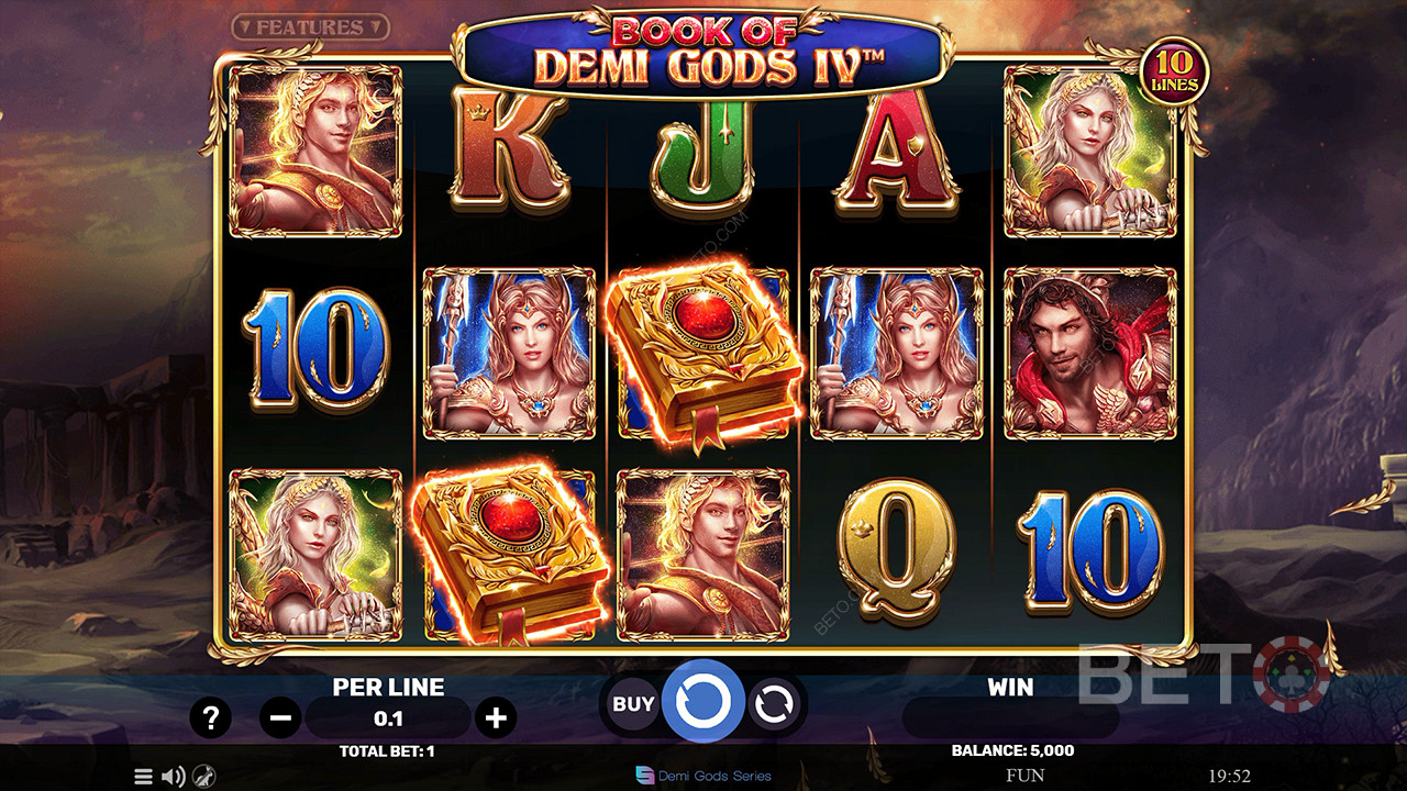 Book Of Demi Gods IV Jeu Gratuit