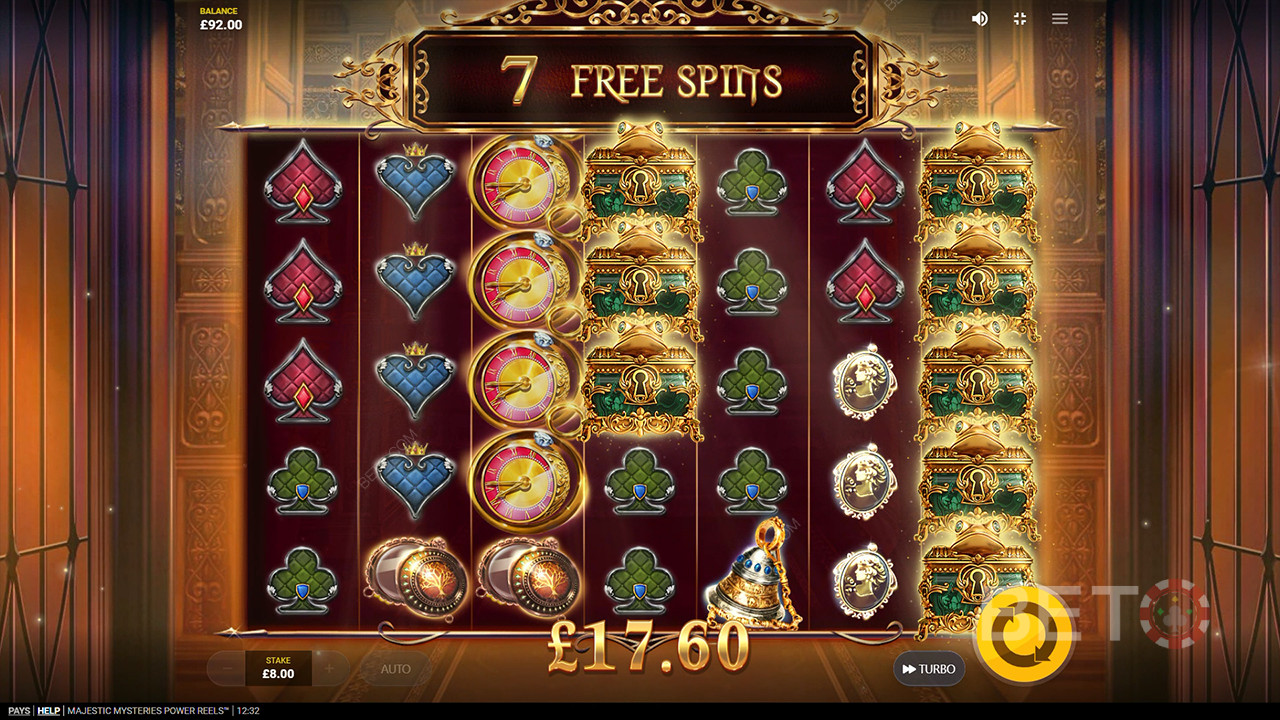 Majestic Mysteries Power Reels Revue par BETO Slots