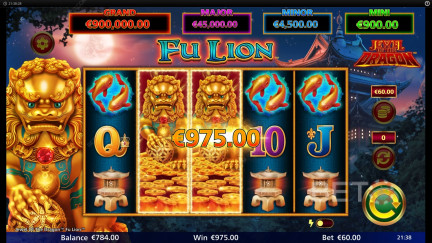 Machine à sous Jewel of the Dragon Fu Lion -Jeu gratuit et évaluations (2025) 