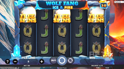 Machine à sous Wolf Fang - Ice & Fire -Jeu gratuit et évaluations (2025) 