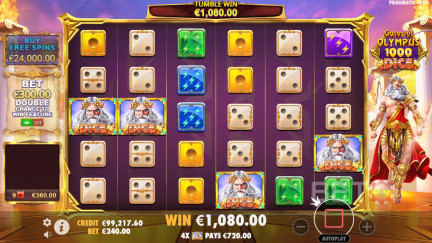 Machine à sous Gates of Olympus 1000 Dice -Jeu gratuit et évaluations (2025) 