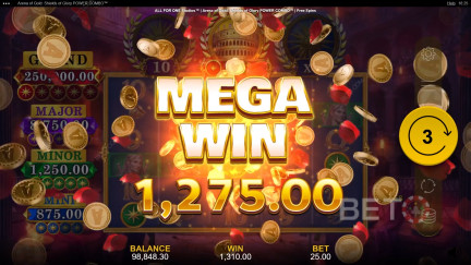 Machine à sous Arena of Gold: Shields of Glory Power Combo -Jeu gratuit et évaluations (2026) 