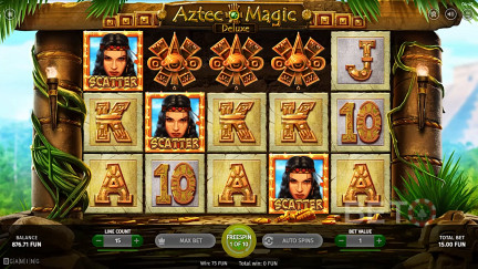Machine à sous Aztec Magic Deluxe -Jeu gratuit et évaluations (2023) 