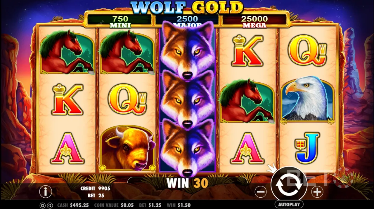 Un gameplay impressionnant dans Wolf Gold