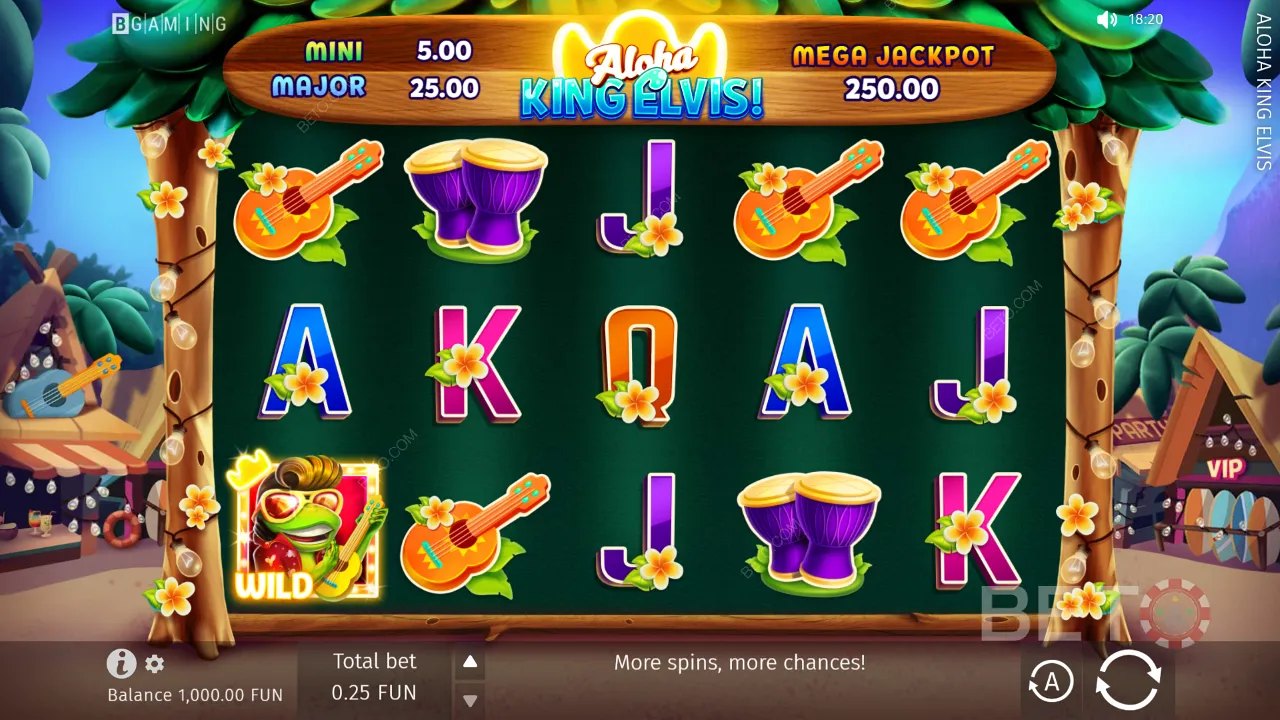 Exemple de gameplay de Aloha King Elvis